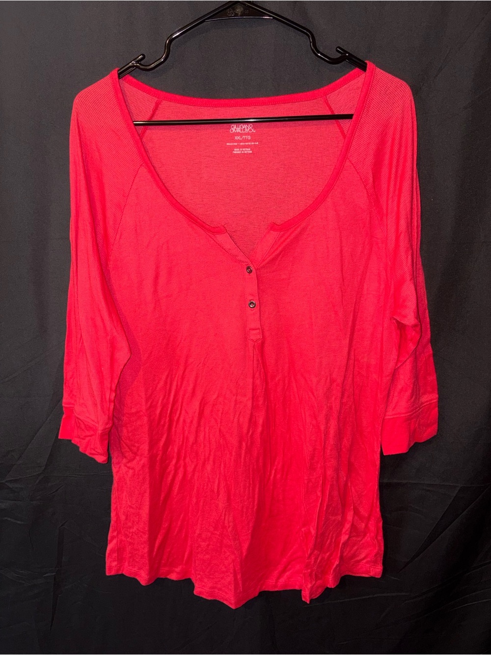 Gilligan & O'Malley Sleepwear Henley Top